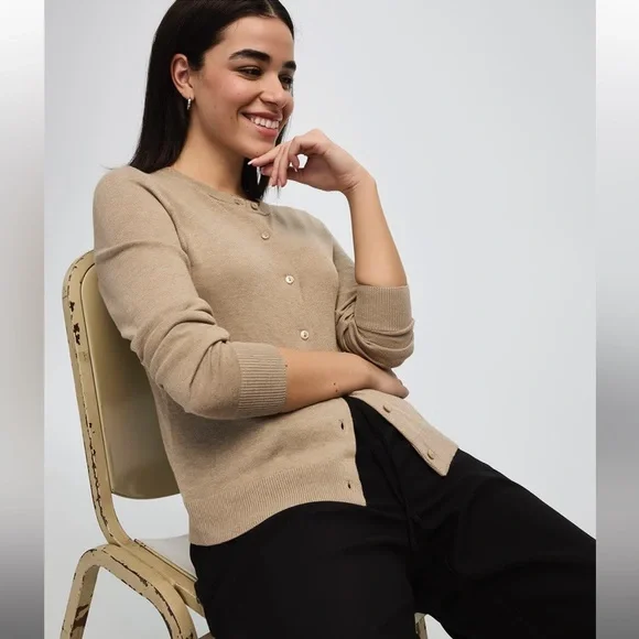 🌙 B143 - Reitmans Crew Neck Cardigan - R Essentials - Picture 3 of 4